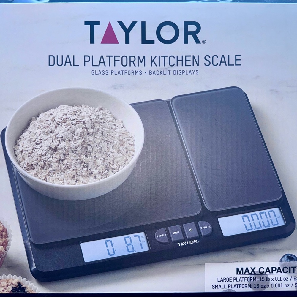 Taylor Dual Platform Kitchen Scale